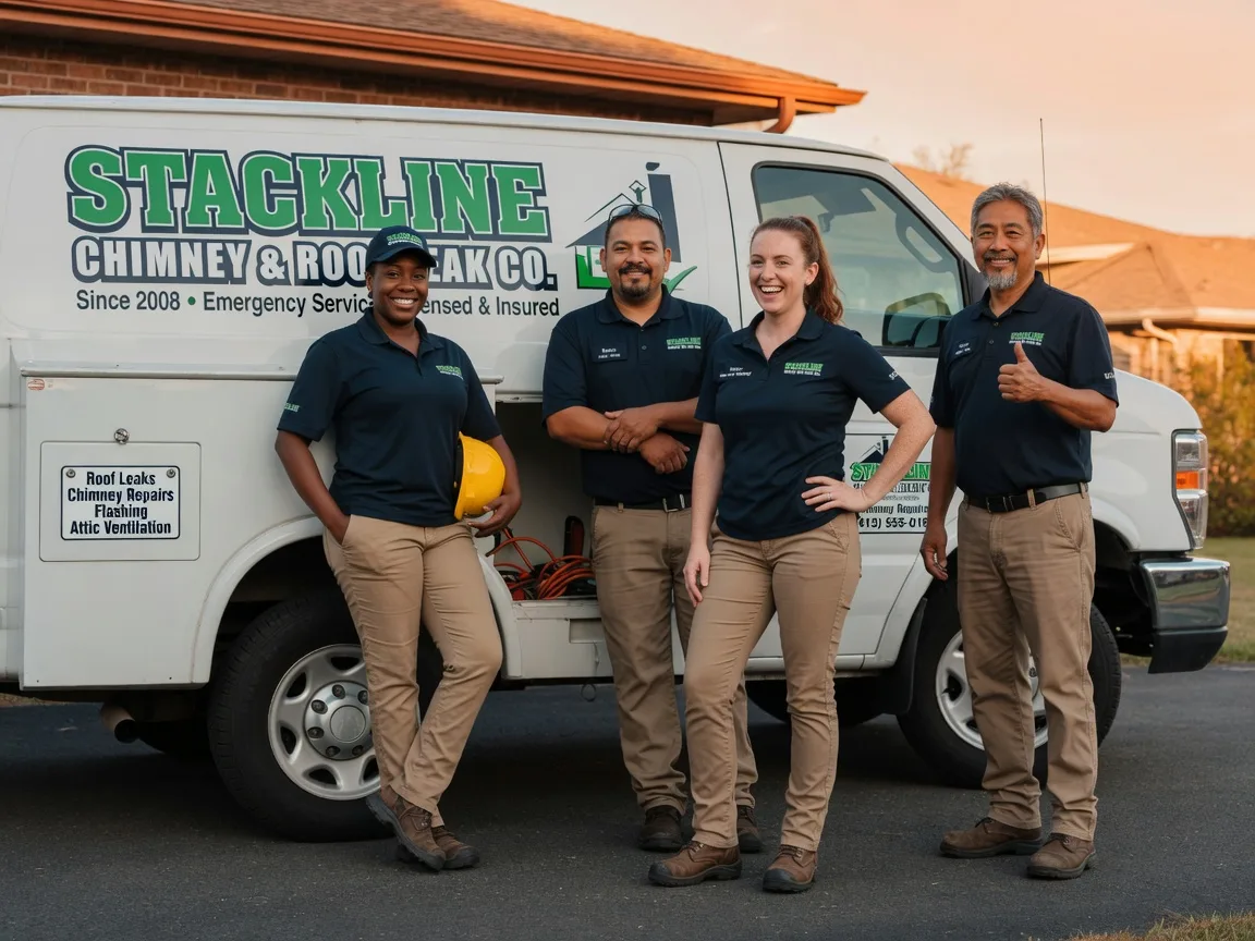 Chimney flashing repair company in Hood, CA